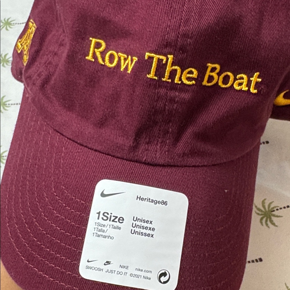 Nike Burgundy 'Row The Boat' Hat